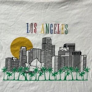 NEW WITH TAGS!! PacSun Los Angeles embroidered graphic tshirt. Womens large